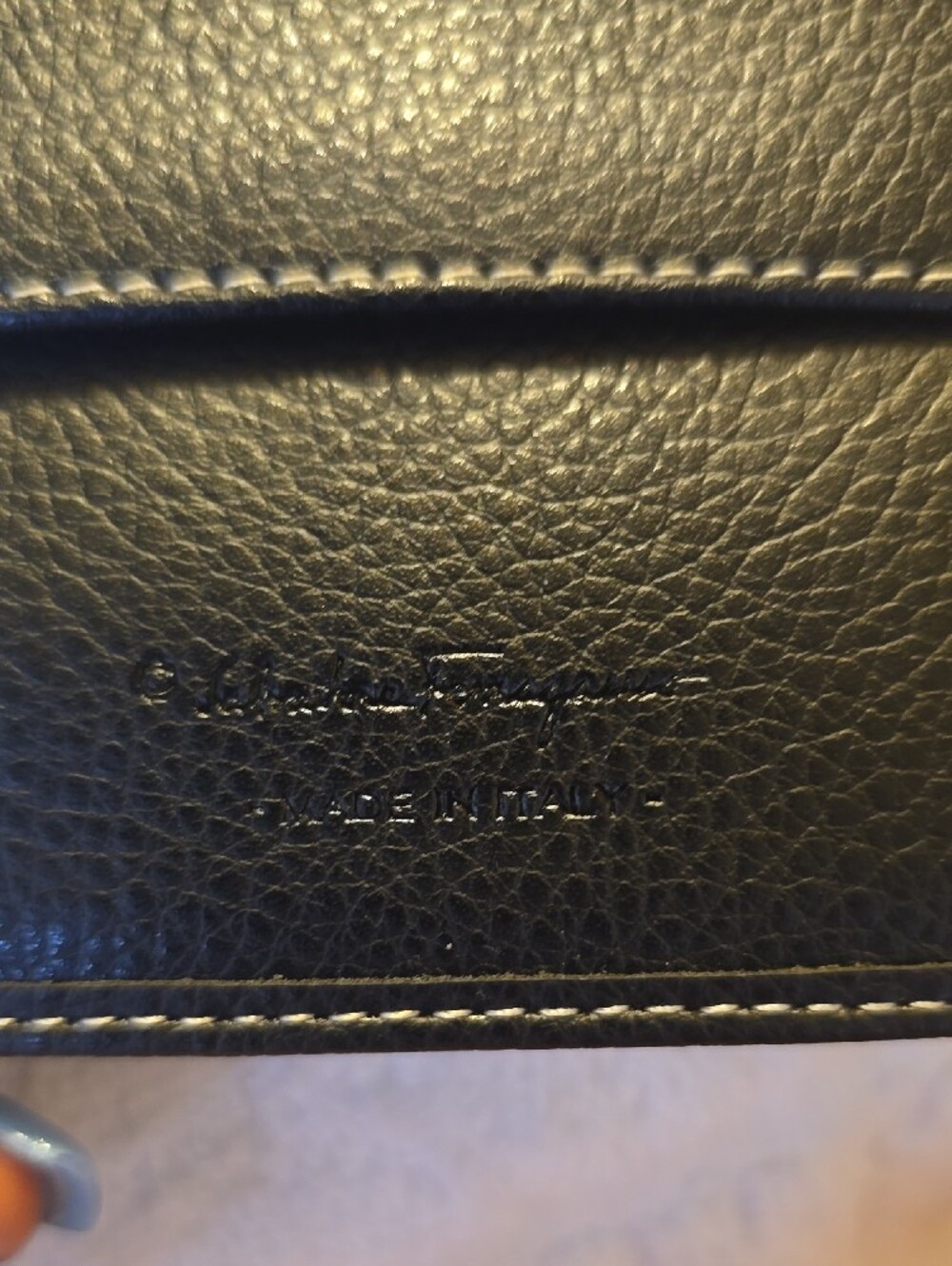 Ferragamo Black Leather Women’s Wallet with Silver Hardware - Picture 8 of 13
